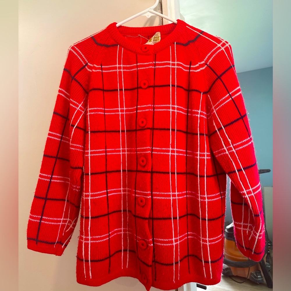 VINTAGE: Full Fashioned Knit Cardigan